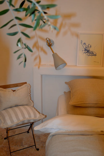 Ostuni Nude Waffle Pillow Case ( set of 2 )