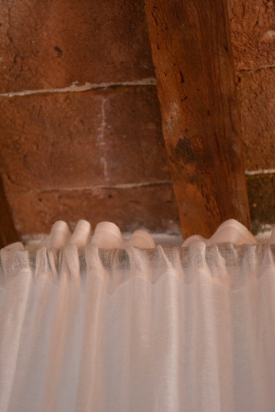 Ostuni White Linen Curtains