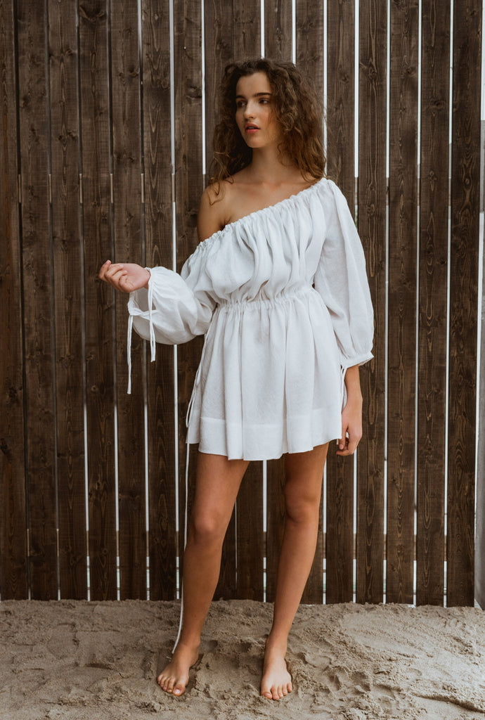 Off Shoulder Linen Dress ( more colours available ) Good Taste Citizen Off Shoulder Linen Dress ( more colours available ) Good Taste Citizen