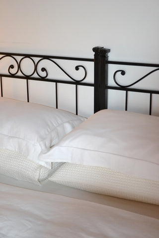 Ostuni White Linen Pillow Cases ( set of 2 )