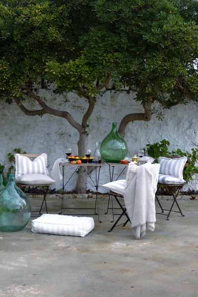 Ostuni Nude Linen Waffle Pillow Cover