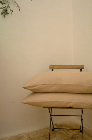 Ostuni Nude Linen Pillow Cases ( set of 2 )