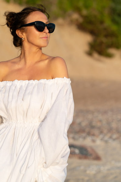 Off Shoulder Outlander Maxi Dress